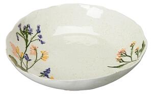 Porcelánová mísa Malva Flowers Off White 30 cm Wikholm Form