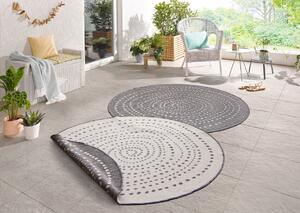 Kusový koberec Twin-Wendeteppiche 103112 grau creme 200x200 cm