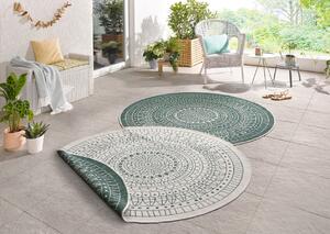 Kusový koberec Twin-Wendeteppiche 103103 creme grün 200x200 cm