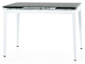 Jídelní rozkládací stůl ONYX - grafit/bílá