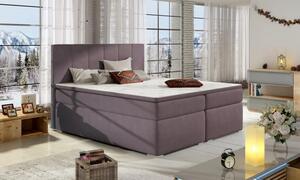 Zlutahala.cz Postel Boxspring Boleria 180x200, fialová (látka - bb 08)