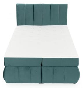 Postel Boxspring Vincenzia 200x180, šedá (látka - bvi 04)