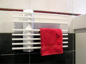 ELVL Bitherm elektrický koupelnový sušák ručníků LINER.ES s vidlicí do zásuvky 550x395 mm ELVL0715 Barva: Bílá