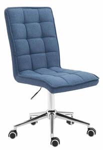 Kancelářská židle Portrush - látkový potah | modrá