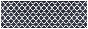 Protiskluzový běhoun Home Black White 103156 50x150 cm