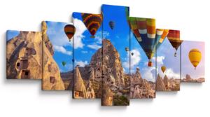 Obraz - Horkovzdušné balóny, Cappadocia, Turkey. (210x100 cm)