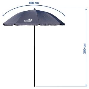 Cattara Skládací slunečník Terst, průměr 180 cm