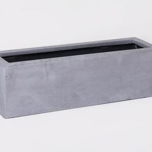 Truhlík FLOBO, sklolaminát, šířka 60 cm, šedá - beton design