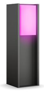 Zahradní sloupkové svítidlo 1x E27 2000–6500K antracitová IP44 Philips HUE White and Color Ambiance Turaco 8721103118455