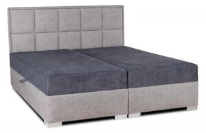 Čalouněná postel Kvadrat I, 200x160, tm. šedá/šedá (an 4237/4238)