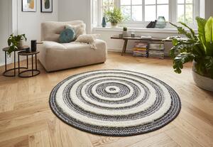 Kusový koberec Handira 103914 Grey/Cream 160x160 cm