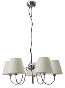 ByRydens 4202720-6510 - Lustr na lanku LYNF 5xE14/8W/230V chrom/bílá