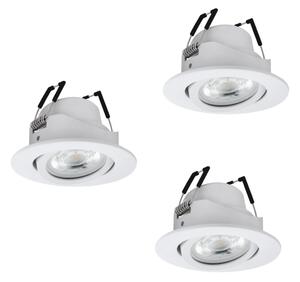 Eglo 902286 - SADA 3xLED RGBW Stm. pod. svítidlo SALICETO-Z LED/4,7W/230V bílá