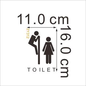 U Foťáka Samolepka na WC označení ženy 24x24cm