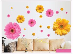 U Foťáka Samolepky na zeď Květy růžové 45x60cm