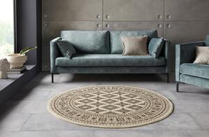 Kruhový koberec Mirkan 104110 Cream 160x160 cm