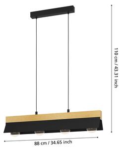 Eglo 900444 - Lustr na lanku TARRAFO 4xE27/40W/230V