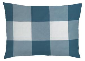 XPOSE® Bavlněný povlak na polštář KÁRO - modrý 50x70 cm