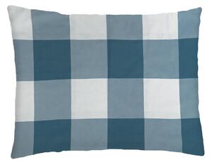 XPOSE® Bavlněný povlak na polštář KÁRO - modré 70x90 cm