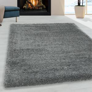 Kusový koberec Fluffy Shaggy 3500 light grey 280x370 cm