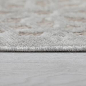 Kusový koberec Piatto Argento Silver kruh 160x160 cm