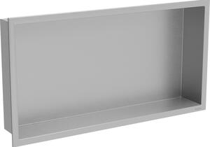 Mexen X-Wall-R zapuštěná police s límcem 60 x 30 cm, inox - 1910603010