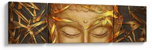 Obraz - Zlatý Buddha (170x50 cm)