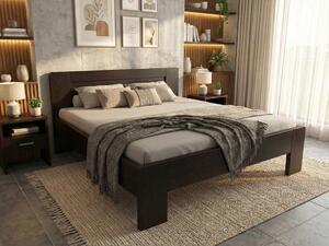 Buková zvýšená manželská postel 180x200 - Montana Supra Odstín moření: Wenge, Rozměr: 180x200