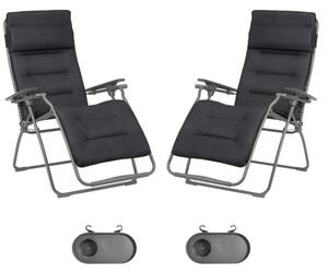 Zvýhodněná sada: 2x FUTURA BeComfort vel. standard šedá Dark Grey + 2× držák nápojů ZDARMA