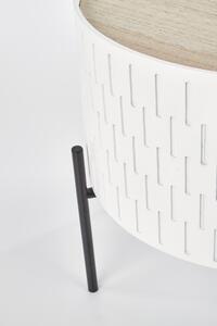 Konferenční stolek SINTRA s nádobou bílá / černá