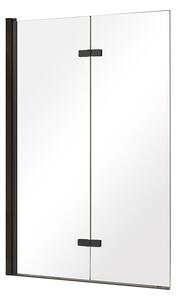 Besco Vanová zástěna LUMIX BLACK 100145 (100x145 cm | Transparent)