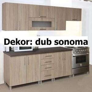 Kuchyňská linka Agáta 180/240, dub sonoma