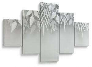 Obraz - Plastické listy (125x70 cm)