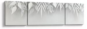 Obraz - Plastické listy (170x50 cm)