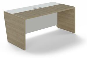 Stůl Trevix 180 x 90 cm, Dub pískový / bílá