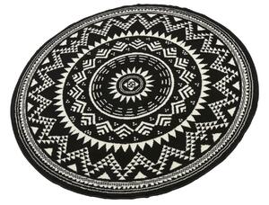 Kusový koberec Celebration 103441 Valencia Black kruh 200x200 cm