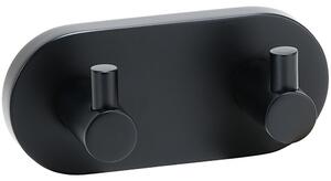 Bemeta Design DARK: Věšák, se 2 háčky - 104405200