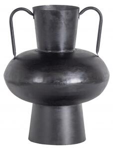 WOOOD Černá kovová váza VERE 37 cm 377197-Z