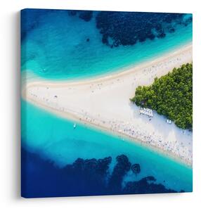 Obraz - Ostrav Hvar, Chorvatsko (30x30 cm)