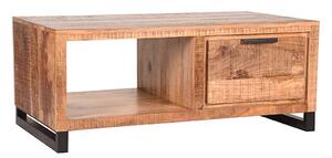 LABEL51 Konferenční stolek Coffee table Glasgow - Rough - Mango wood - 110x60 cm