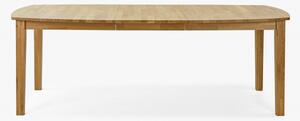 Dřevěný dubový rozkládací stůl 160 - 210 cm, matný lak