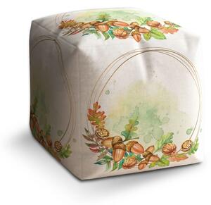 Sablio Taburet Cube Dary podzimu - 40x40x40 cm