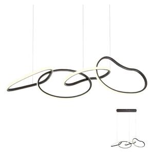 Redo 01-2596 - LED Stmívatelný lustr na lanku BIAS LED/87,4W/230V 3000K černá