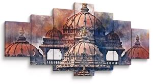 Obraz - Akshardham, Nové Dilií, Indie (210x100 cm)