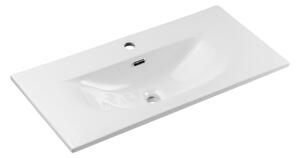 Comad Nábytkové keramické umyvadlo SKY 3 80CM, 81x40 cm, bílá lesklá