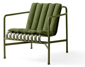 HAY Textilní podsedák Palissade Lounge Chair Low Soft Quilted Cushion, olive