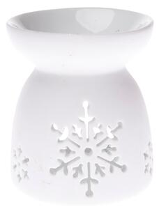 Bílá porcelánová aromalampa Dakls, výška 9 cm