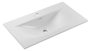 Comad Nábytkové keramické umyvadlo SKY 1 80 DP MATT WHITE, 81x46 cm, bílá matná