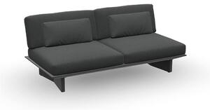 Jati Kebon Modulový díl 2-místný Arbon, Jati Kebon, 180x90x61 cm, hliník barva dle vzorníku, sada polstrů venkovní látka Sunbrella barva dle vzorníku