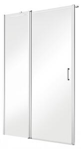 Besco Jednokřídlé sprchové dveře EXO-C 100x190 (110x190, 120x190) pro instalaci do niky - bez vaničky Rozměry (cm): šířka: 100